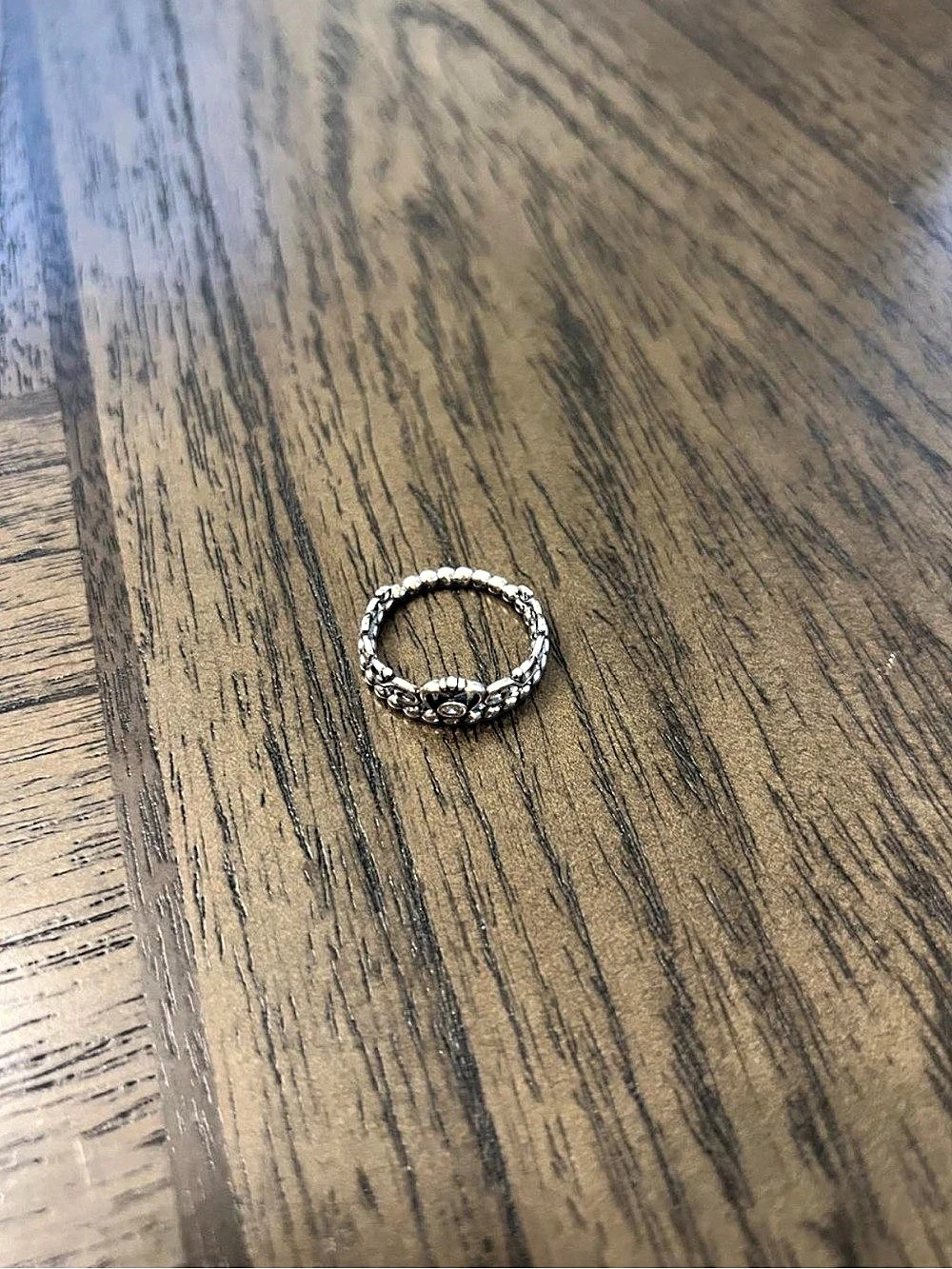 Pandora Sterling Silver Princess Tiara Crown Ring